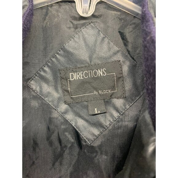 Directions By Block Members Only Style Vintage Men's Windbreaker Jacket Large - Picture 5 of 13